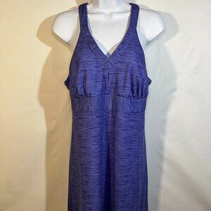 Outdoor Lifestyle Purple Athletic Summer Tank Dress Size Large